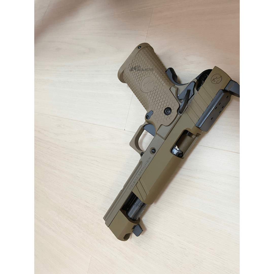 RWA Nighthawk Custom Sand Hawk Gel Blaster GBB Pistol - AKgelblaster