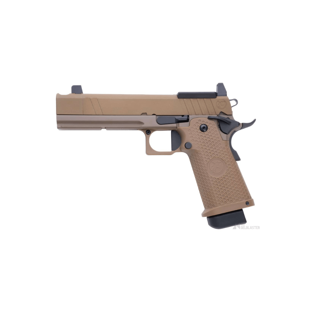 RWA Nighthawk Custom Sand Hawk Gel Blaster GBB Pistol - AKgelblaster
