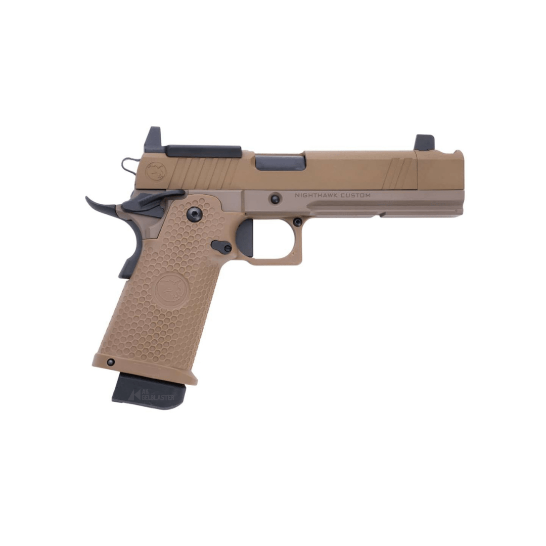 RWA Nighthawk Custom Sand Hawk Gel Blaster GBB Pistol - AKgelblaster