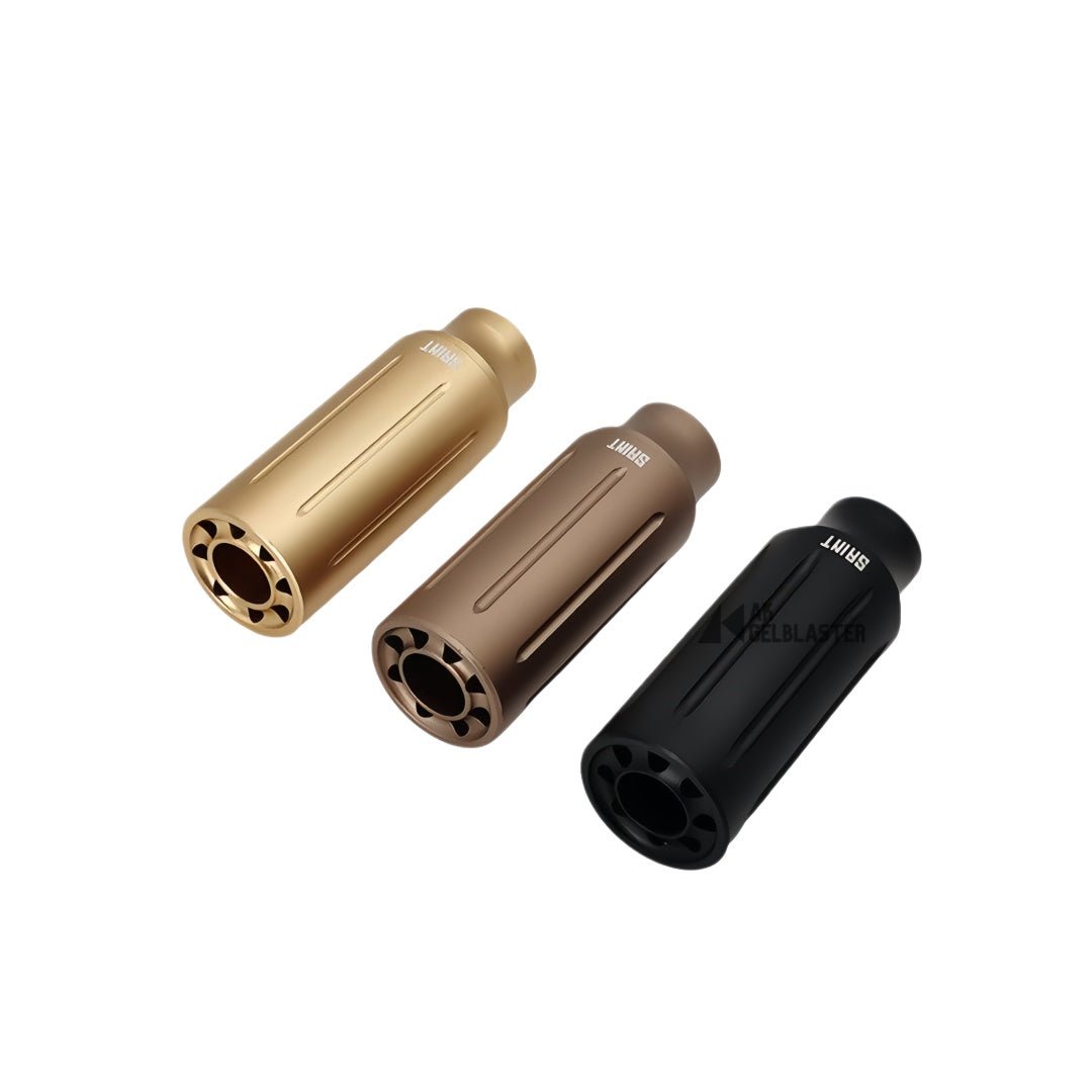 Saint - Style Linear Fluted Metal Muzzle Device (14mm CCW) - AKgelblaster
