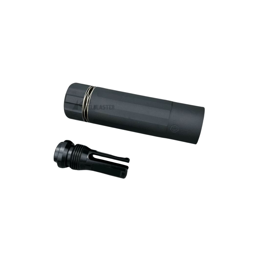 Sandman Style Mock Silencer for Gel Blaster Black Or Tan - AKgelblaster