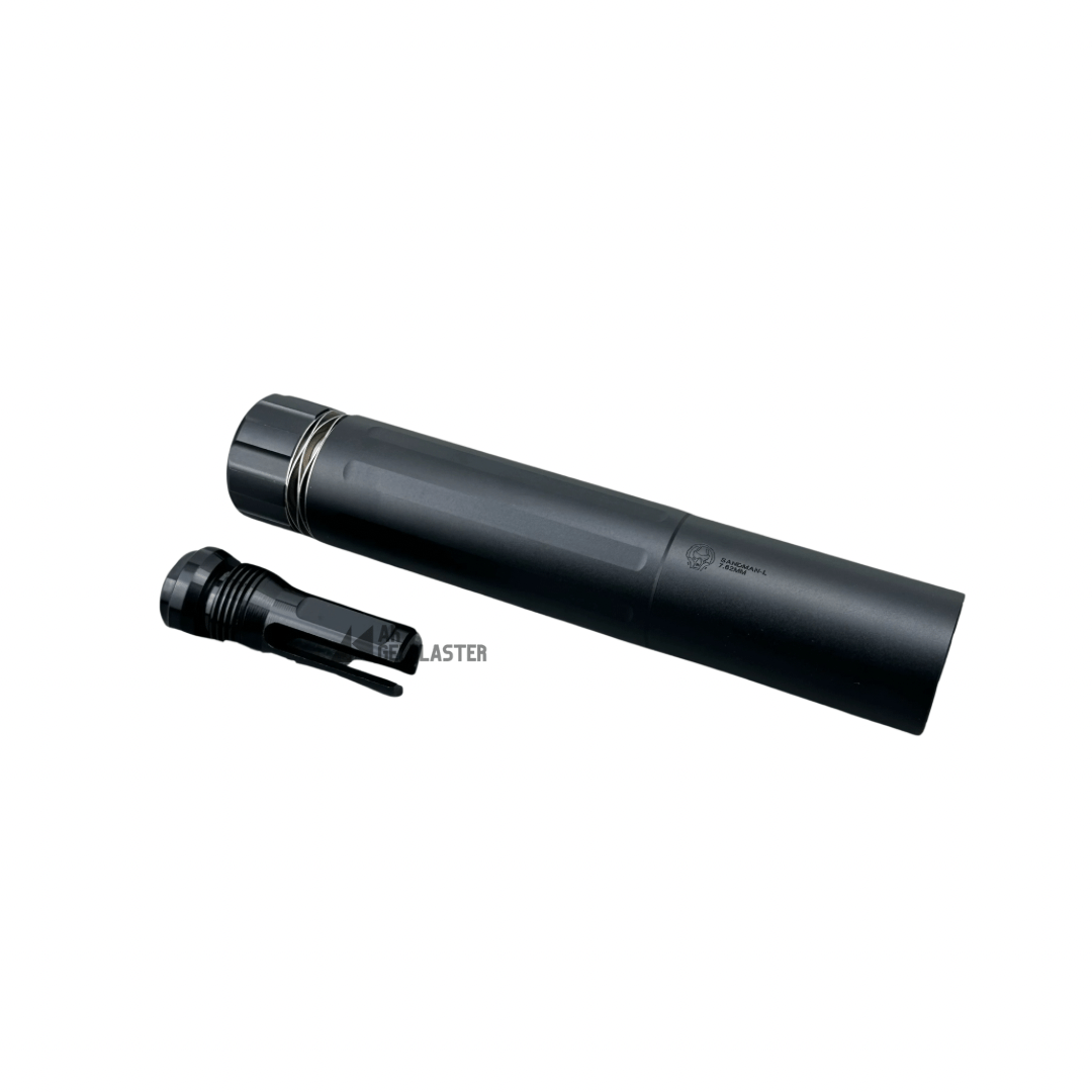 Sandman Style Mock Silencer for Gel Blaster Black Or Tan - AKgelblaster