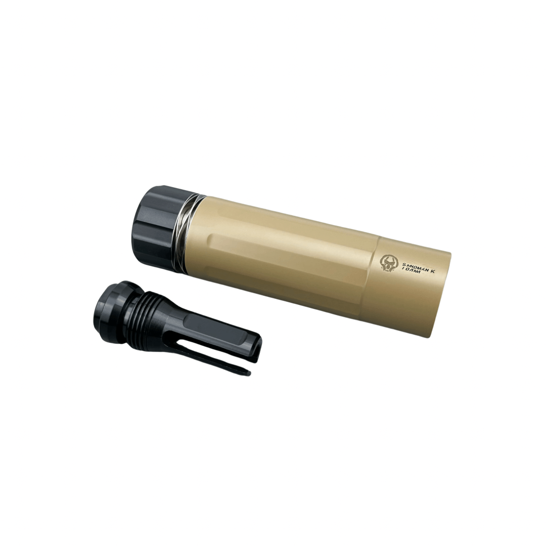 Sandman Style Mock Silencer for Gel Blaster Black Or Tan - AKgelblaster