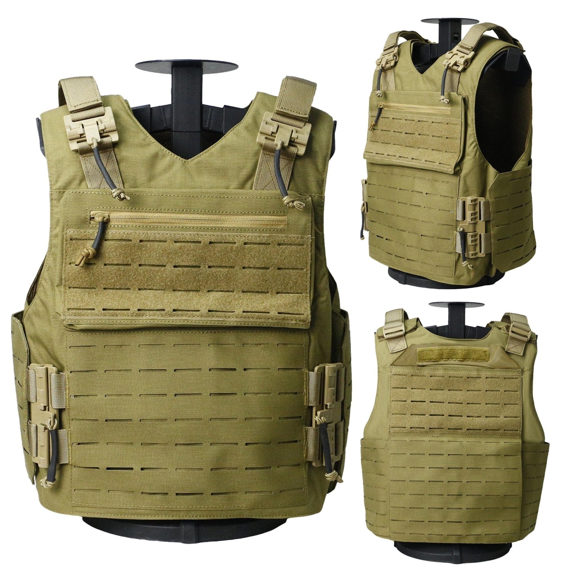 SOETAC Quick Release APV Tactical Vest with Molle Plate Carrier - AKgelblaster