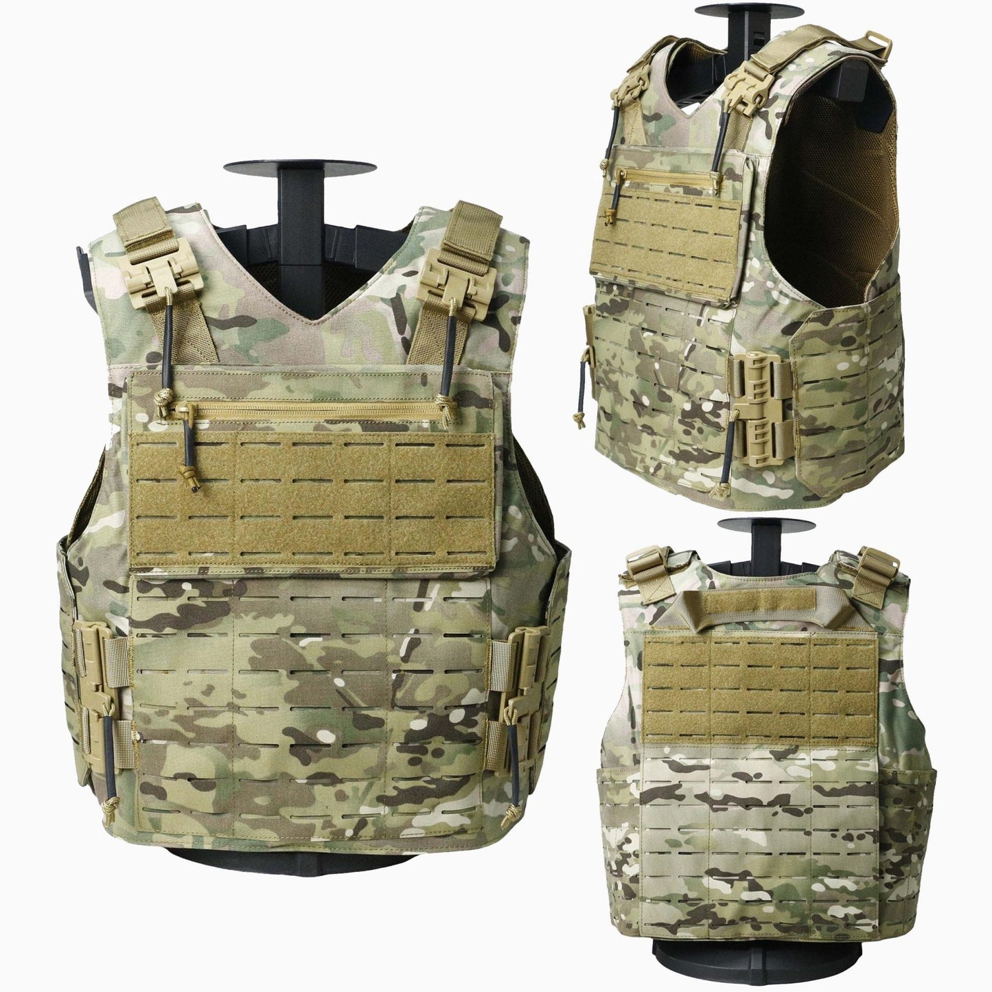 SOETAC Quick Release APV Tactical Vest with Molle Plate Carrier - AKgelblaster
