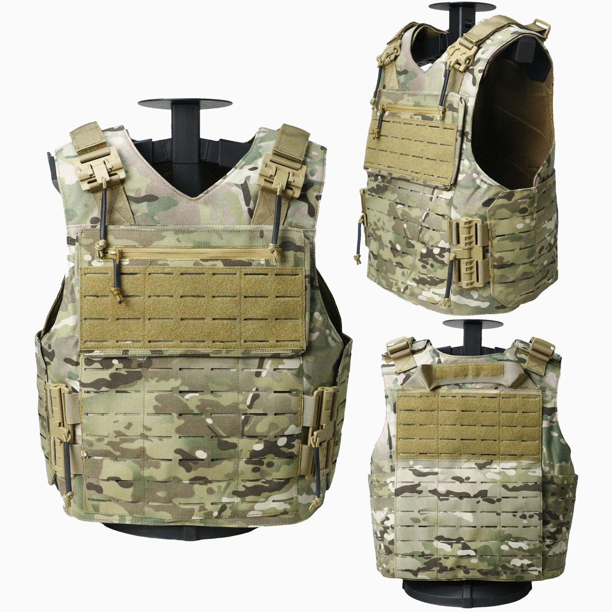 SOETAC Quick Release APV Tactical Vest with Molle Plate Carrier - AKgelblaster