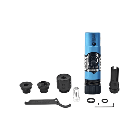 Training Sandman K Dead Air Style Silencer - Special Package (TAN/BLUE) - AKgelblaster