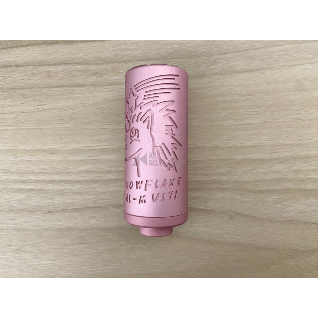 Unicorn Silencer with Standalone Smoke Tracer ( Black/ Dark Earth/ Pink) - AKgelblaster