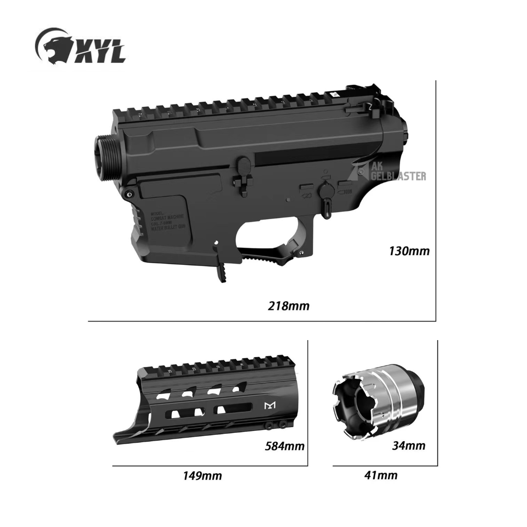 XYL ARP9 CNC Metal Receiver and Handguard Kit - AKgelblaster