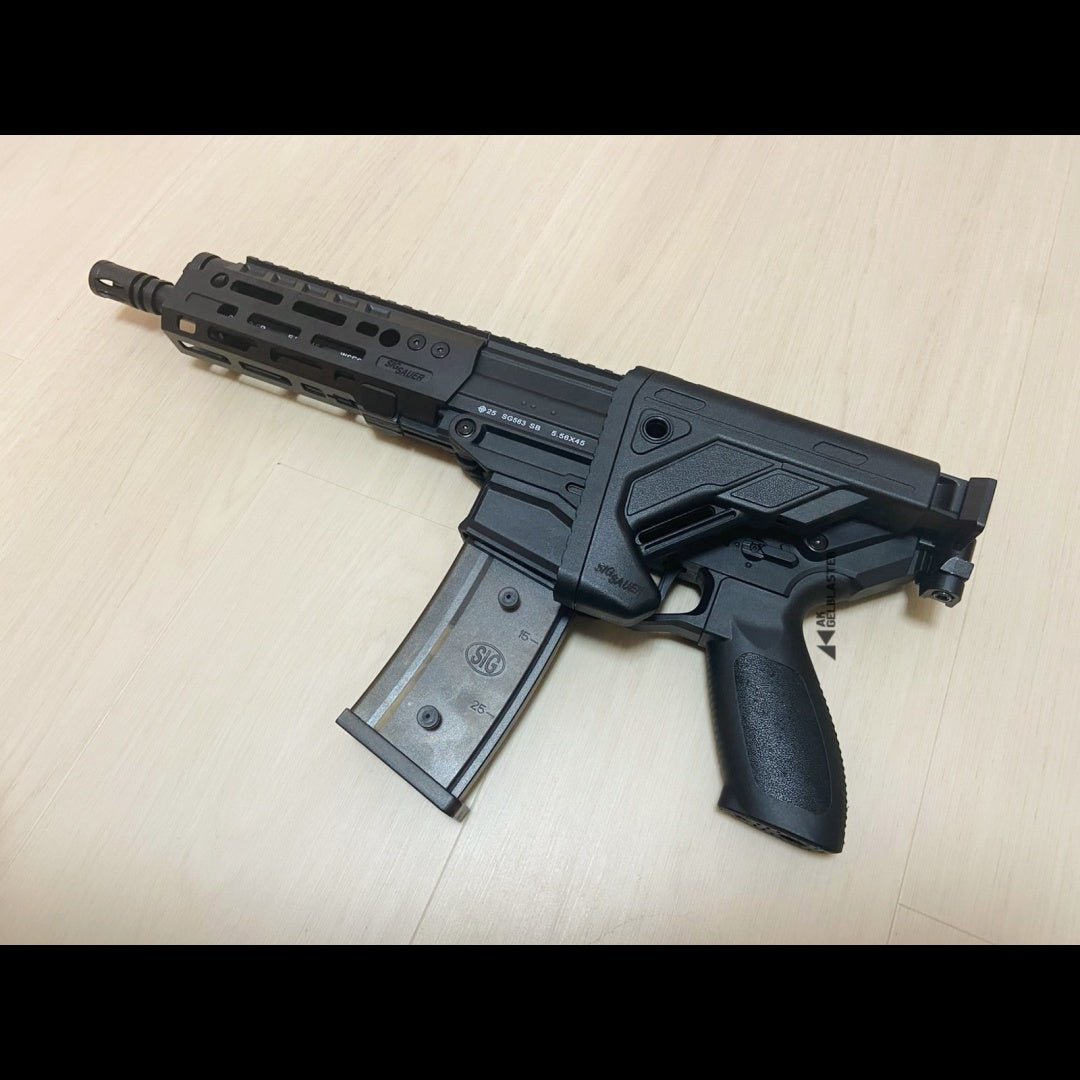 ZY SIG563 Gel Blaster (CNC Alloy Handguard and Mosfet installed) - AKgelblaster