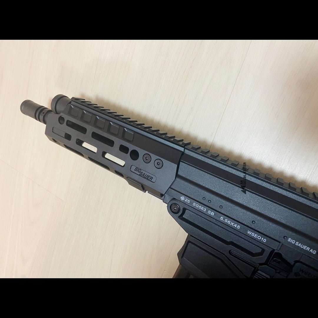 ZY SIG563 Gel Blaster (CNC Alloy Handguard and Mosfet installed) - AKgelblaster