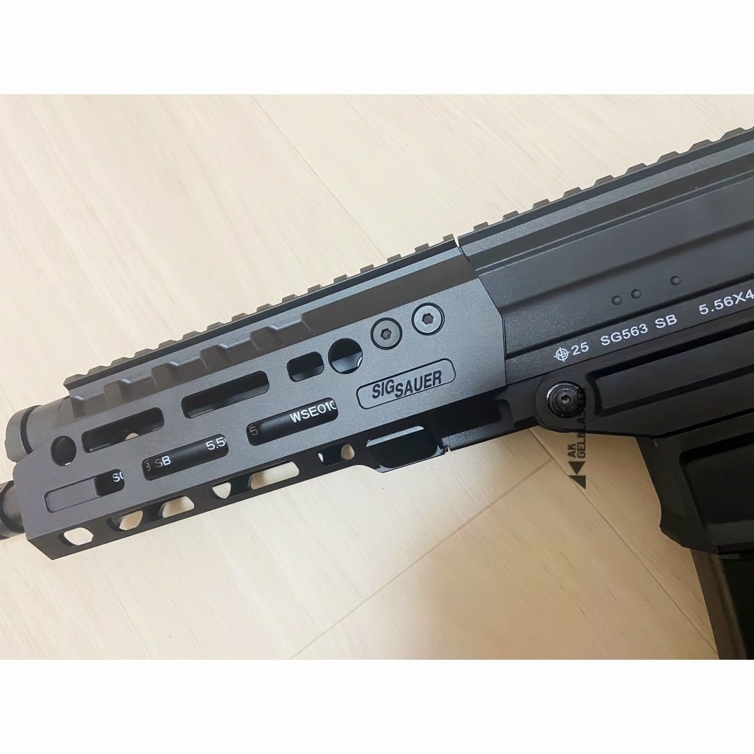 ZY SIG563 Gel Blaster (CNC Alloy Handguard and Mosfet installed) - AKgelblaster