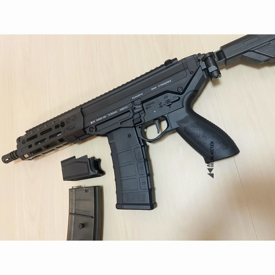 ZY SIG563 Gel Blaster (CNC Alloy Handguard and Mosfet installed) - AKgelblaster