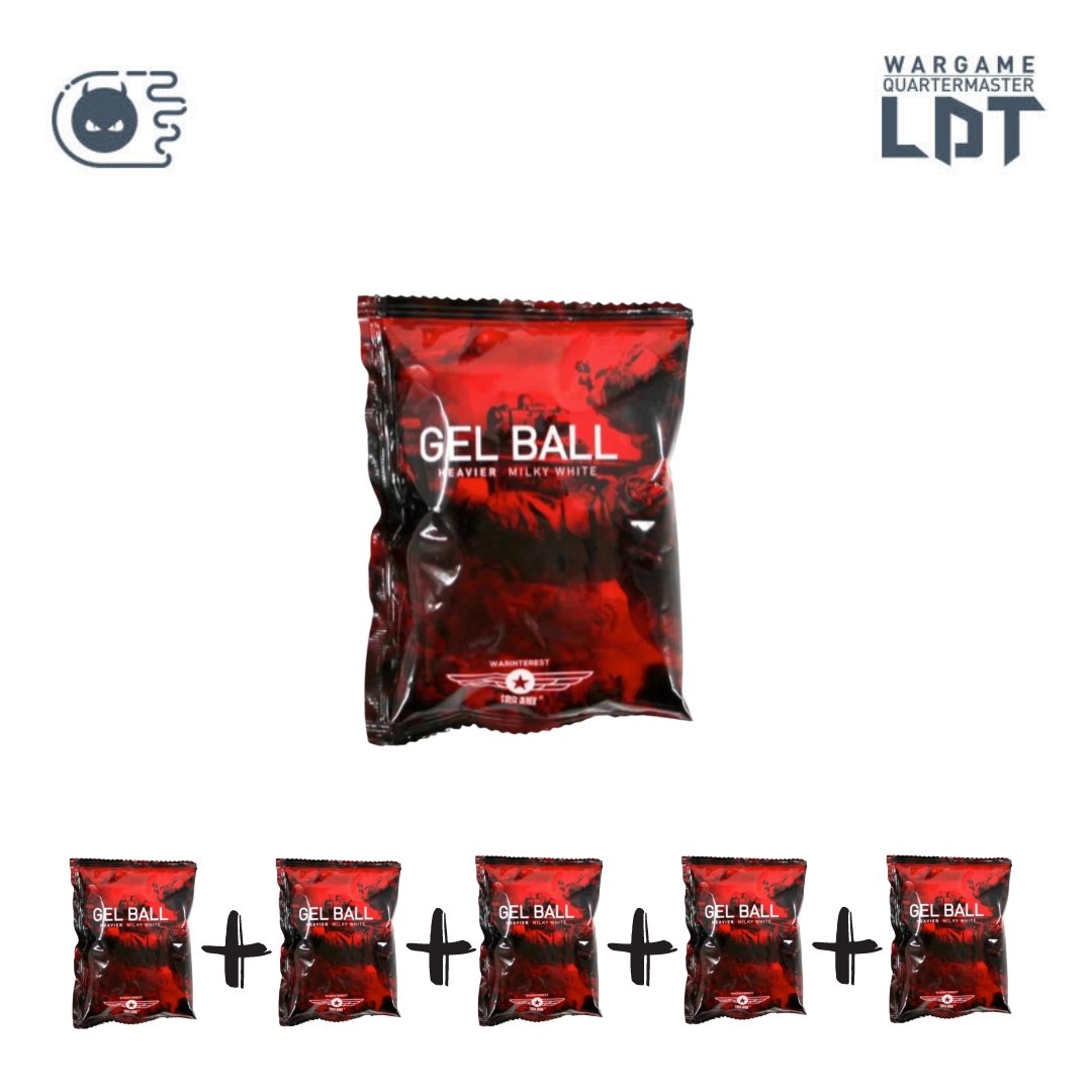 Gel Balls LDT Warinterest Hardened 3.0 version for Gel Blasters (5 Bags best value in USA) - AKgelblaster