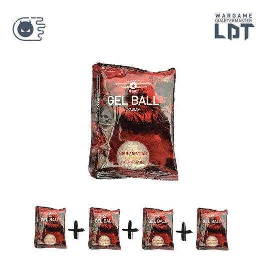 Gel Balls LDT Warinterest Hardened 4.0 version with friction for Gel Blasters (4 Bags best value in USA) - AKgelblaster