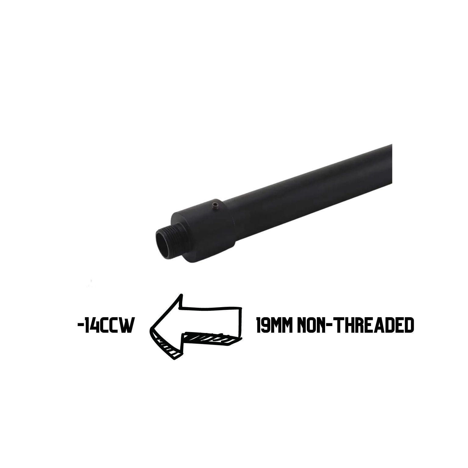 Gen 8 19mm to -14ccw adapter