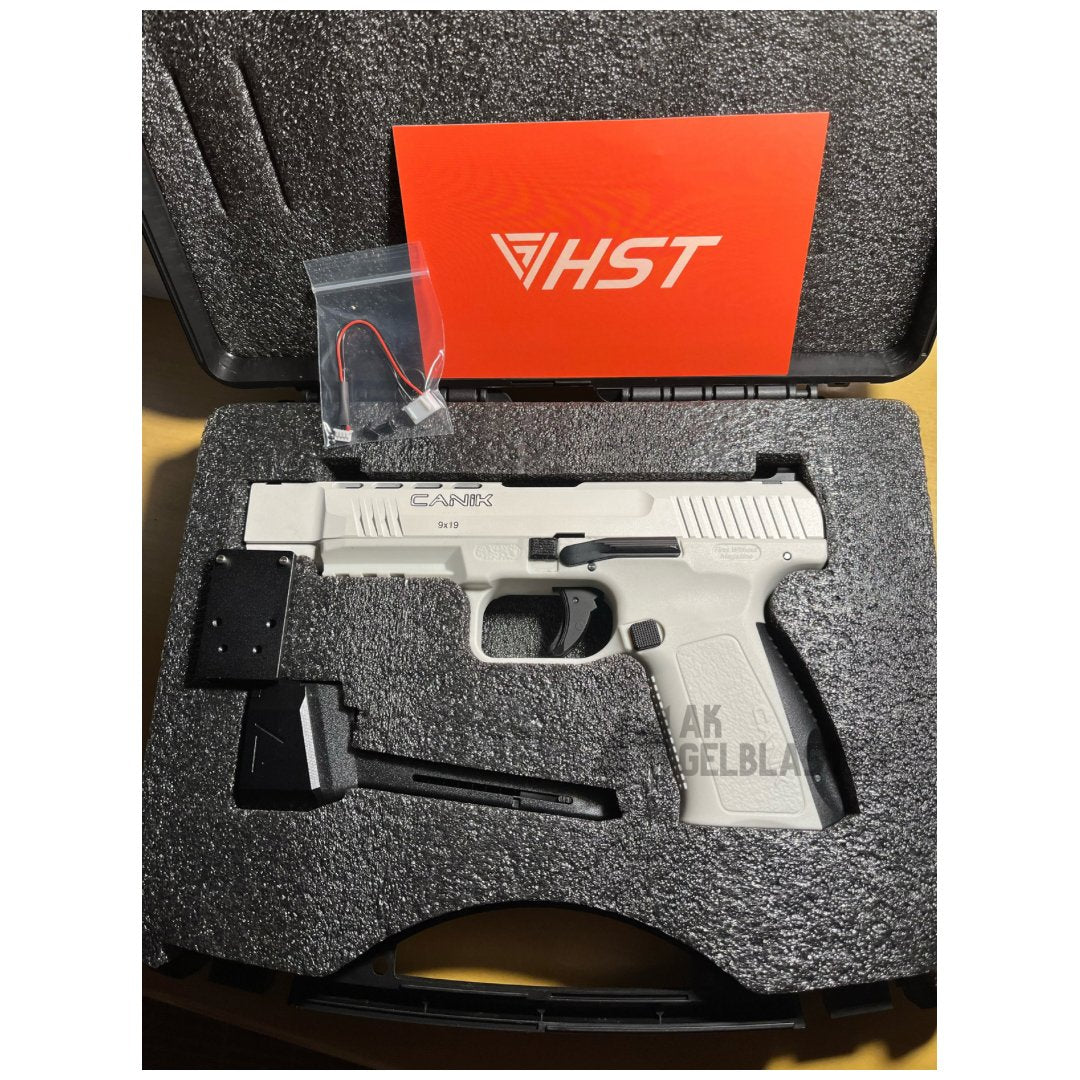 HST TP9-SFC EBB Pistol Gel Blaster CNC version White Jan 2024 - AKgelblaster