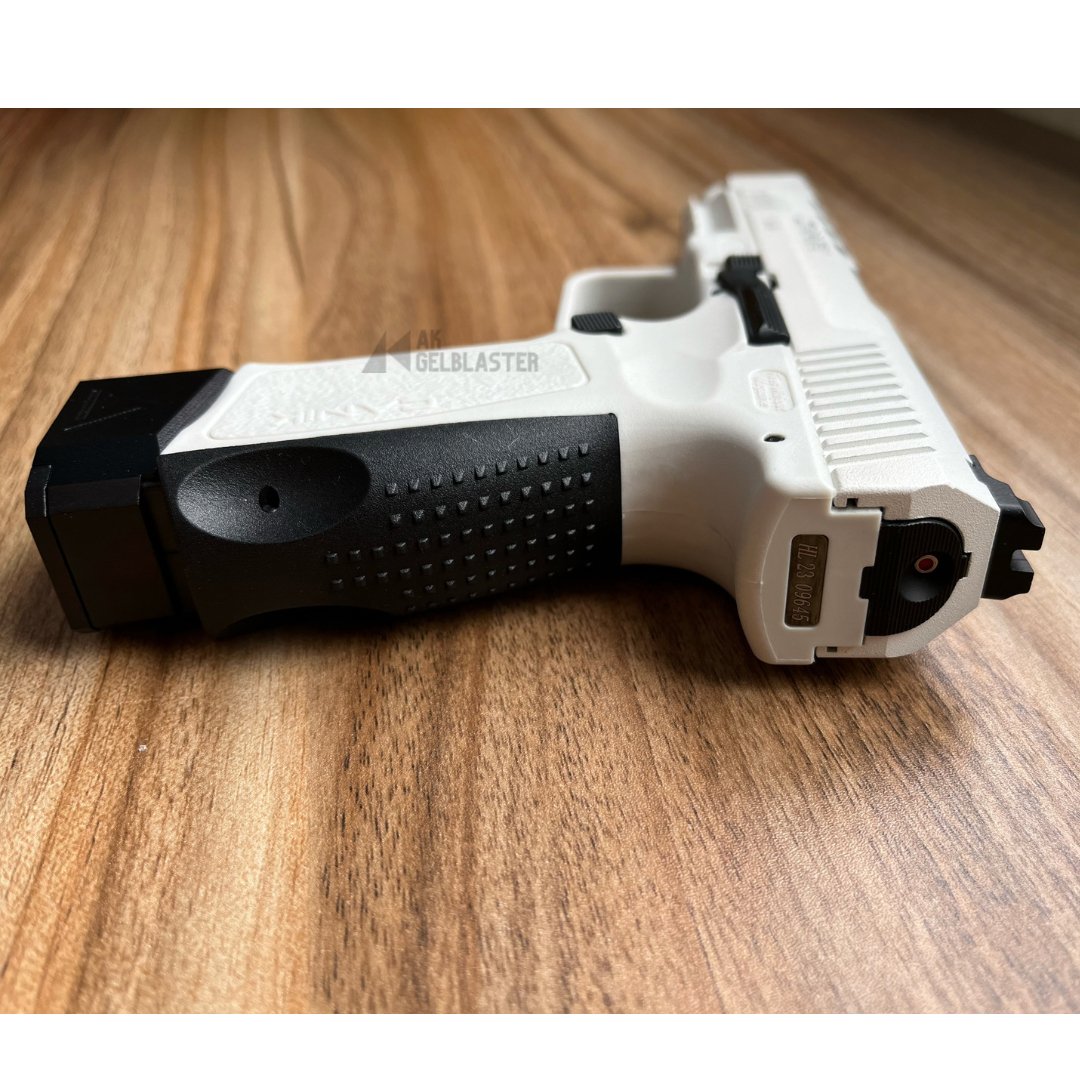 HST TP9-SFC EBB Pistol Gel Blaster CNC version White Jan 2024 - AKgelblaster