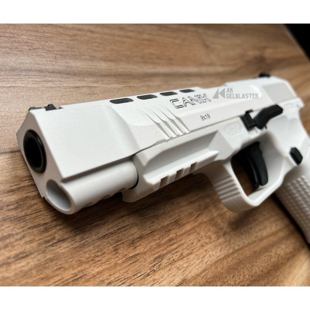 HST TP9-SFC EBB Pistol Gel Blaster CNC version White Jan 2024 - AKgelblaster