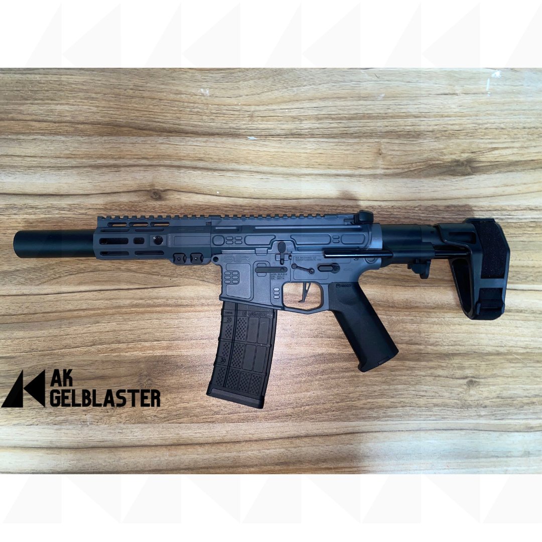 JINGJI SLR CQB v4 Gel Blaster - Grey - limited edition - AKgelblaster