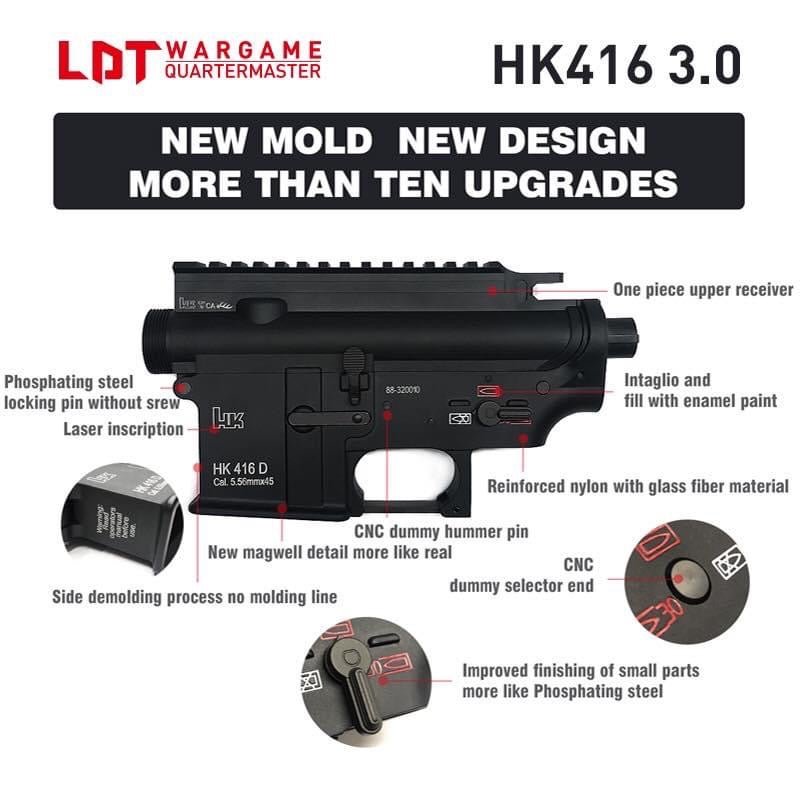 LDT HK416 V3.0 Gel Blaster - AKgelblaster - fast shipping from USA