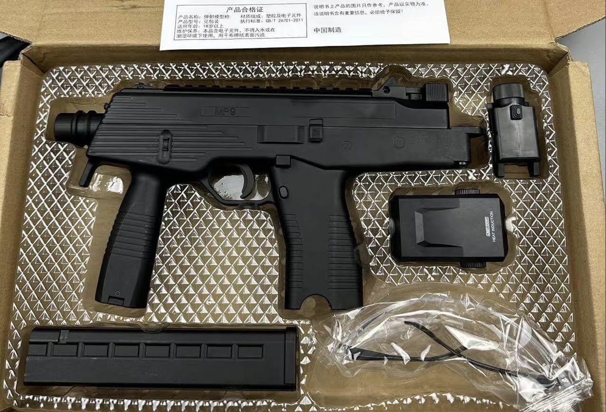 Lehui MP9 Gel Blaster ALL BLACK (New version)