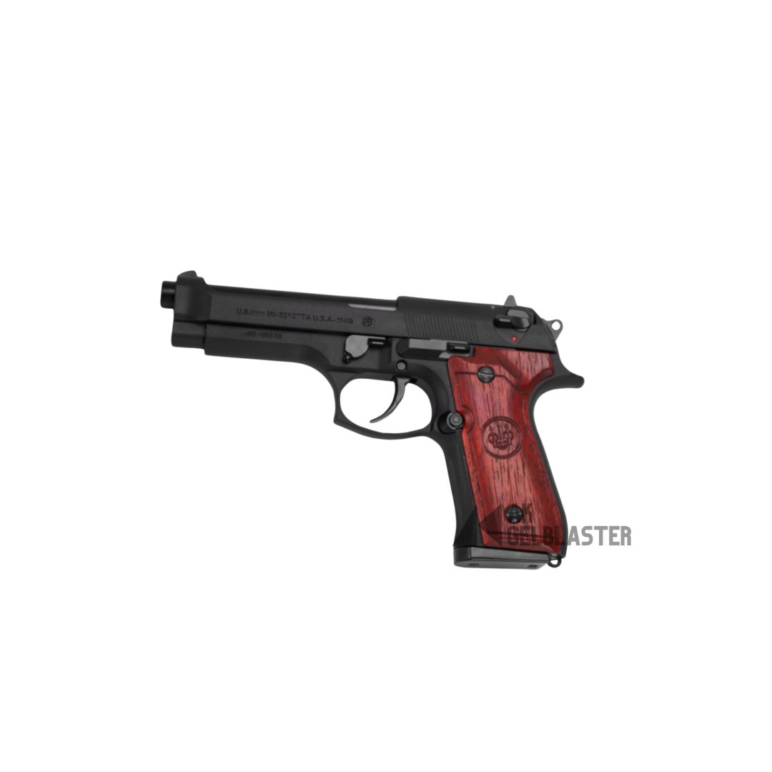 Real Wood Beretta 92F Gel Blaster Pistol – AKgelblaster