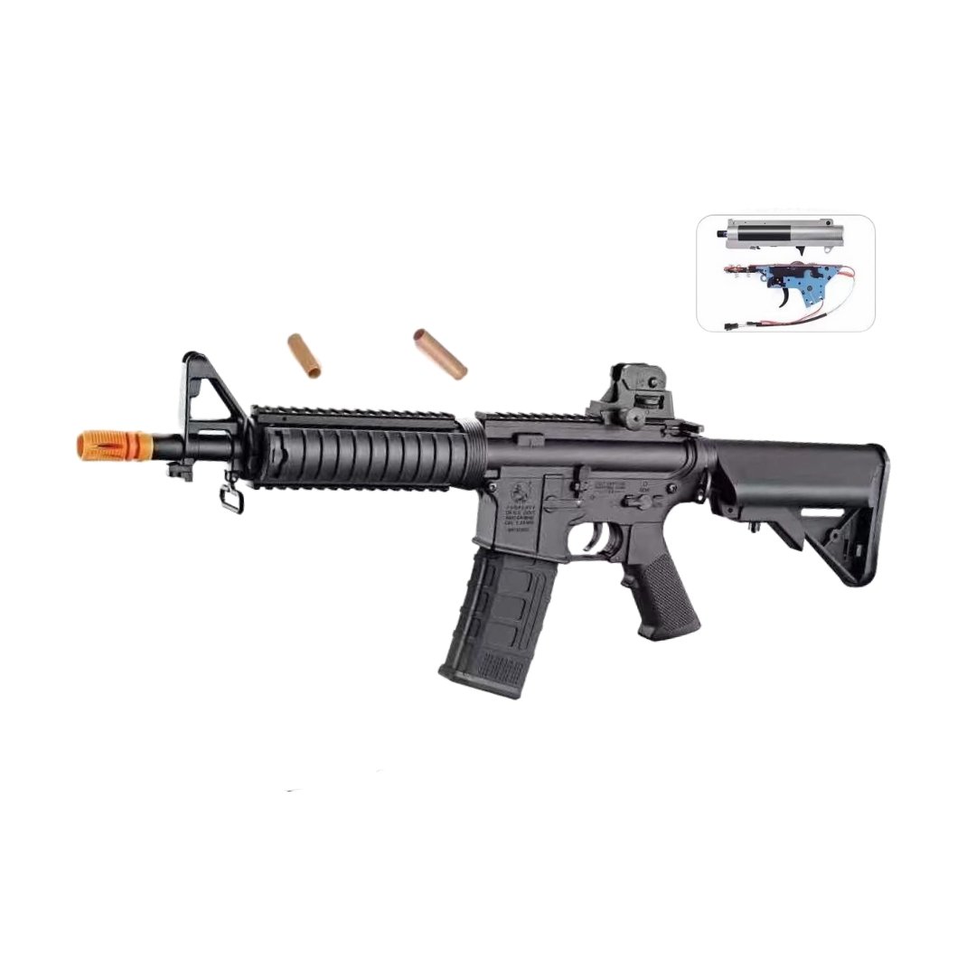 SIJUN M4 Gel Blaster Shell ejection version with split type metal gear ...
