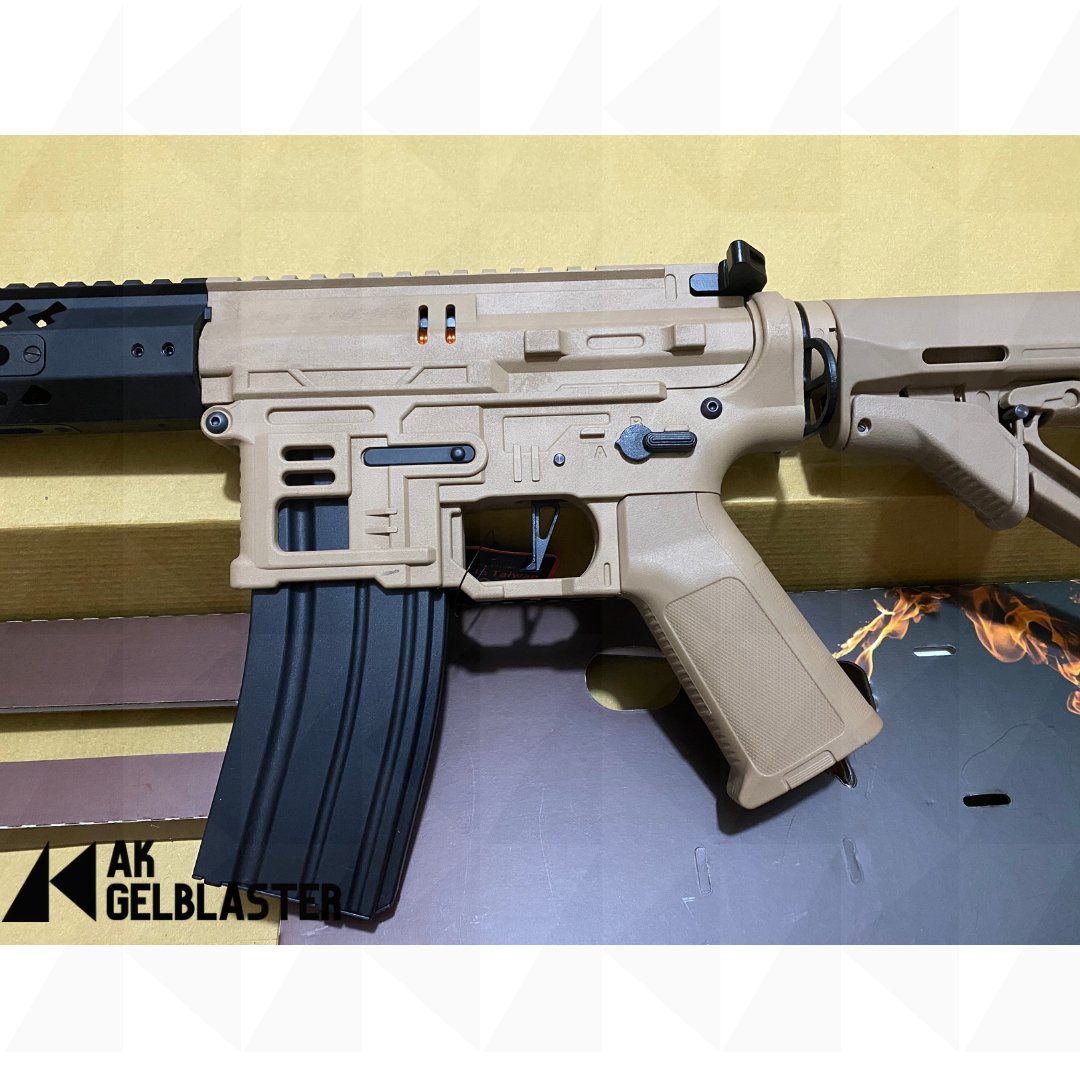 SLONG ULTRA LIGHT M4 Metal Tactical Gel Blaster - TAN and BLACK color - AKgelblaster