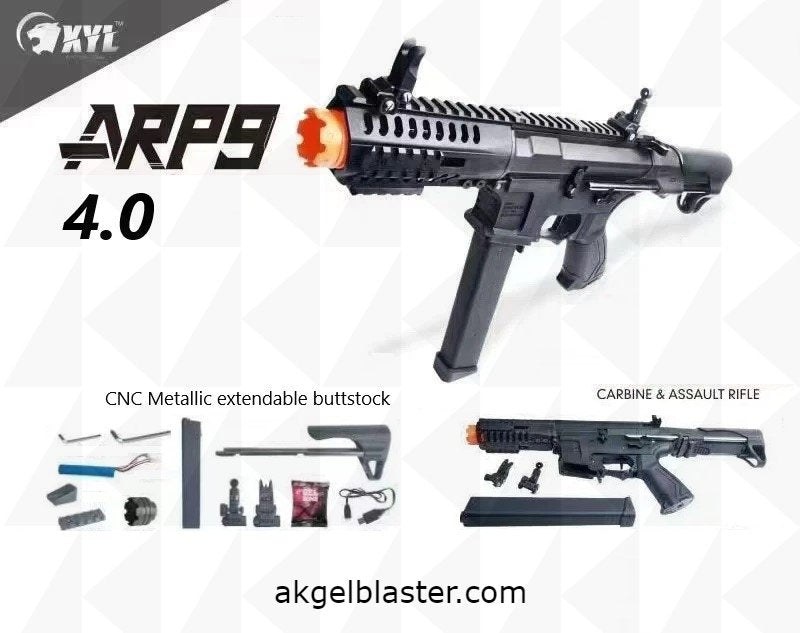 little moon ARP9 4.0 Gel Blaster Gun with Metal Gears - AKgelblaster - ship from USA